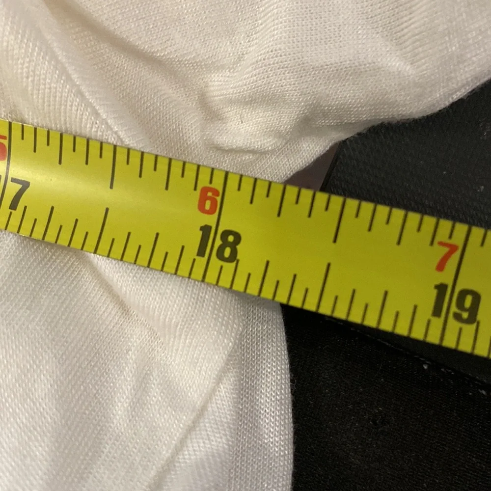 ROCK & REPUBLIC - tee: asymmetric thin rayon l/s w embellished studded neck - L - Picture 7 of 16